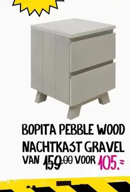 Baby & Tiener BOPITA PEBBLE WOOD aanbieding