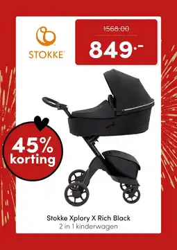 Baby & Tiener Stokke Xplory X Rich Black aanbieding