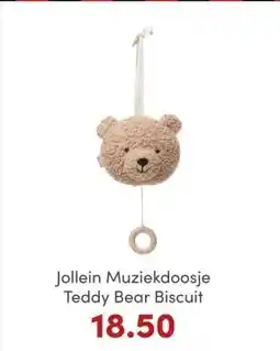 Baby & Tiener Jollein Muziekdoosje Teddy Bear Biscuit aanbieding