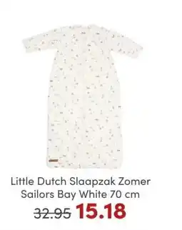 Baby & Tiener Little Dutch Slaapzak Zomer Sailors Bay White 70 cm aanbieding