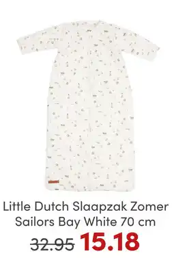 Baby & Tiener Little Dutch Slaapzak Zomer Sailors Bay White aanbieding