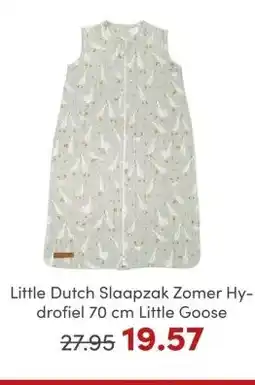 Baby & Tiener Little Dutch Slaapzak Zomer Hy- drofiel 70 cm Little Goose aanbieding