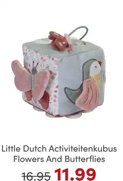 Baby & Tiener Little Dutch Activiteitenkubus Flowers And Butterflies aanbieding