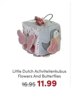 Baby & Tiener Little Dutch Activiteitenkubus Flowers And Butterflies aanbieding