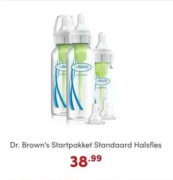 Baby & Tiener Dr. Brown's Startpakket Standaard Halsfles aanbieding