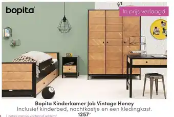 Baby & Tiener Bopita Kinderkamer Job Vintage Honey aanbieding