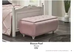 Baby & Tiener Bianca Poef Roze aanbieding