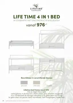 Baby & Tiener LIFE TIME 4 IN 1 BED aanbieding