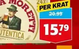 Hoogvliet Birra Moretti aanbieding