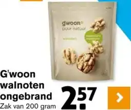 Hoogvliet G'woon walnoten ongebrand aanbieding