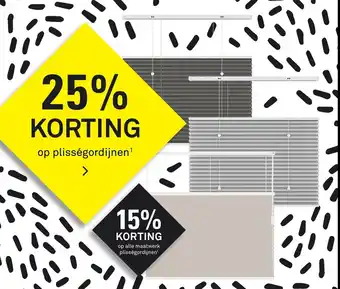 Karwei Op plissegordijnen aanbieding