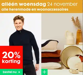 HEMA Herenmode en woonaccessoires aanbieding