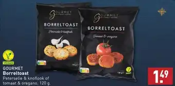 ALDI GOURMET Borreltoast aanbieding