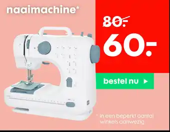 HEMA Naaimachine aanbieding