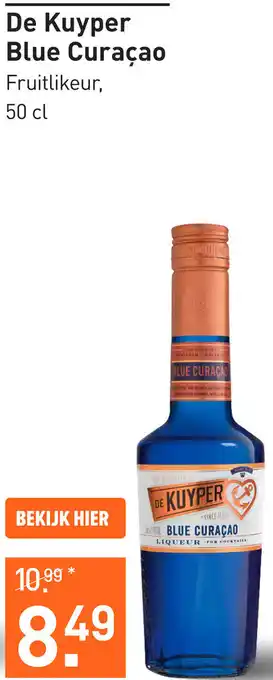 Gall & Gall De Kuyper Blue Curaçao aanbieding