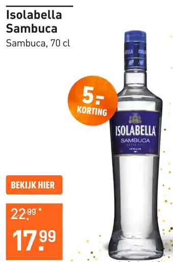 Gall & Gall Isolabella Sambuca aanbieding