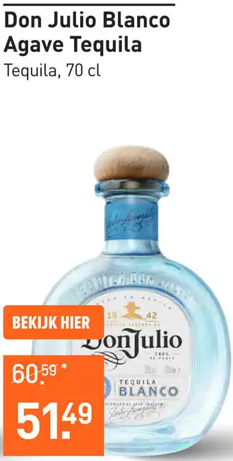 Gall & Gall Don Julio Blanco Agave Tequila aanbieding