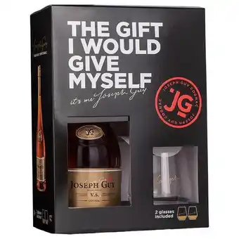 Dirck 3 Joseph Guy V.S. Cognac + 2 Glazen 70 cl aanbieding