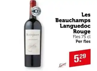 Coop Les Beauchamps Languedoc Rouge aanbieding