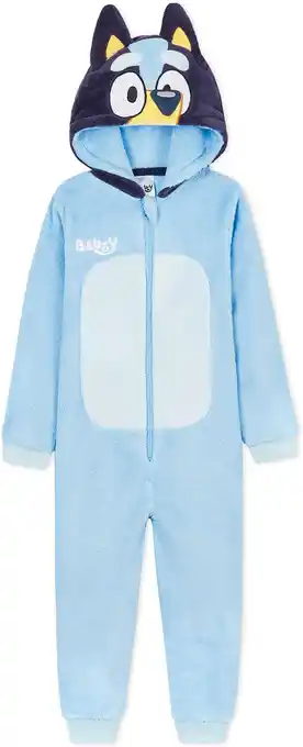 Amazon Bluey Jumpsuit pyjama onesie meisjes jongens, blauw, 4-5 Jaar aanbieding