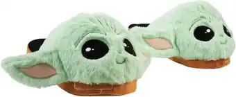 Amazon Disney Damespantoffels, pluizige 3D antislip - Baby Yoda geschenken aanbieding