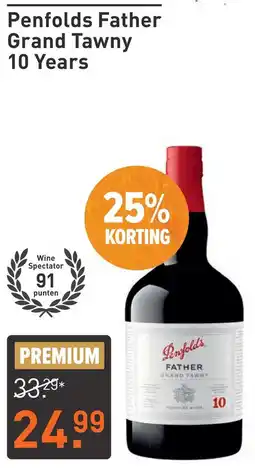 Gall & Gall Penfolds Father Grand Tawny 10 Years aanbieding