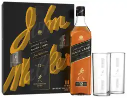 Gall & Gall Johnnie Walker Black Highballs Cadeauverpakking 70CL Whisky aanbieding