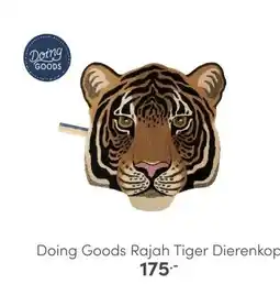 Baby & Tiener Doing Goods Rajah Tiger Dierenkop aanbieding