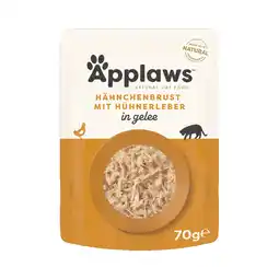 Zooplus 16x70g Kip met Lever in Gelei Applaws Kattenvoer Maaltijdzakjes aanbieding