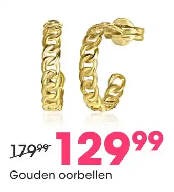 Lucardi Gouden oorbellen aanbieding