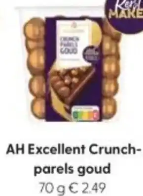 Albert Heijn AH Excellent Crunchparels goud aanbieding