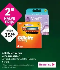 DA Gillette en Venus aanbieding