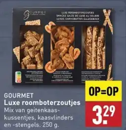 ALDI GOURMET Luxe roomboterzoutjes aanbieding