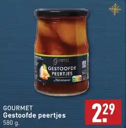 ALDI GOURMET Gestoofde peertjes aanbieding