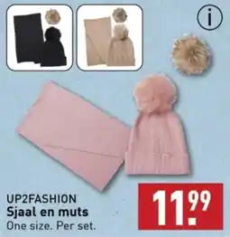 ALDI UP2FASHION Sjaal en muts aanbieding