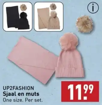 ALDI UP2FASHION Sjaal en muts aanbieding