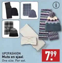 ALDI UP2FASHION Muts en sjaal aanbieding