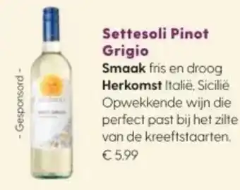 Albert Heijn Settesoli Pinot Grigio aanbieding