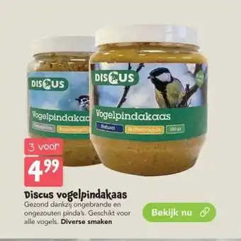 Discus Discus vogelpindakaas aanbieding
