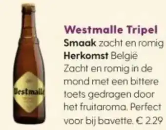 Albert Heijn Westmalle Tripel aanbieding