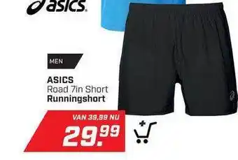 Daka Sport Asics Road 7in Short Runningshort aanbieding