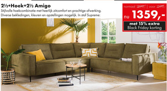 Woonsquare 2½+Hoek+2½ Amigo aanbieding