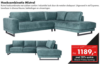 Woonsquare Hoekcombinatie Mistral aanbieding