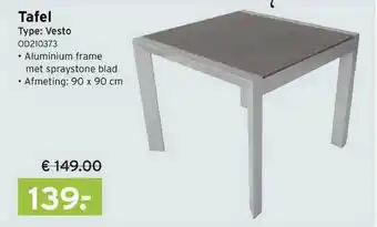 Heuts Tafel Vesto aanbieding