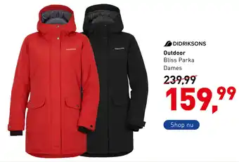 Intersport Didriksons Outdoor Bliss parka dames aanbieding