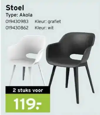 Heuts Stoel Akola aanbieding