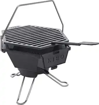 Bol.com KIBO Grill - Gietijzeren Hibachi-stijl grill en stove - 265x37x32 cm (lxbxh) aanbieding