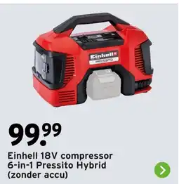 GAMMA Einhell compressor aanbieding