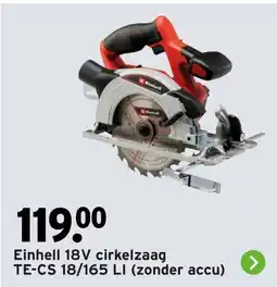 GAMMA Einhell cirkelzaag aanbieding