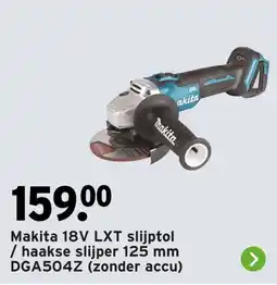 GAMMA Makita lxt slijptol haakse slijper aanbieding